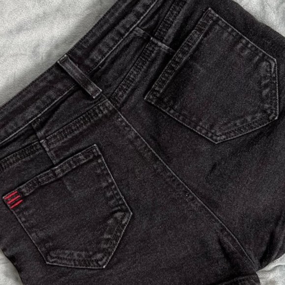 Urban Outfitters | BDG | Pin Up High Waist Black Denim Jean Shorts | Size 27 - Picture 5 of 5